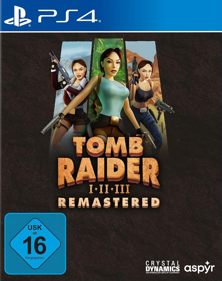 Tomb Raider I-III Remastered Starring Lara Croft - Box - Front (Germany) - 1105x1398