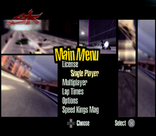 Speed Kings - Screenshot - Game Select (World) - 512x448