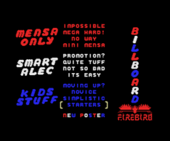 Paste-Man Pat - Screenshot - Game Select (Europe) - 256x212