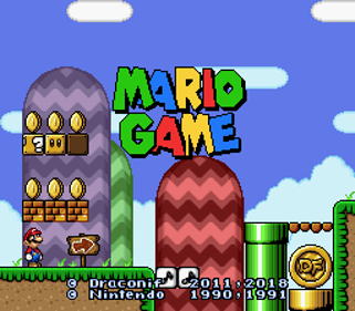 Mario Game - Screenshot - Game Title (World) - 256x224