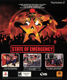 State of Emergency - Advertisement Flyer - Front (United States) - 1829x2200