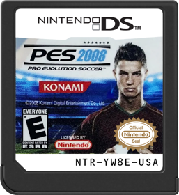 PES 2008: Pro Evolution Soccer - Cart - Front (North America) - 517x564