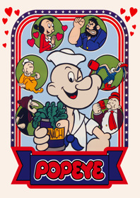 Popeye (Nintendo) - Fanart - Box - Front (World) - 1800x2545