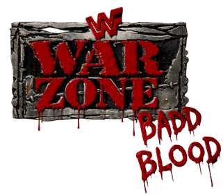 WWF WarZone: Badd Blood - Clear Logo (World) - 715x625