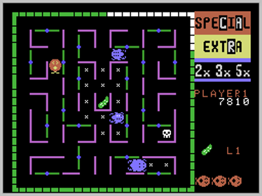 Lady Bug - Screenshot - Gameplay (World) - 256x192