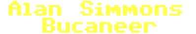 Alan Simmons: Bucaneer - Clear Logo (World) - 1920x333