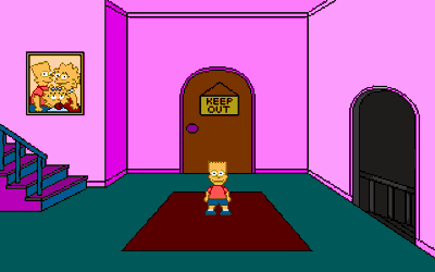 The Simpsons: Bart's House of Weirdness - Screenshot - Gameplay (North America) - 320x200