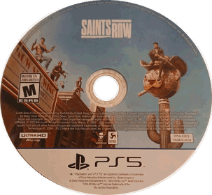 Saints Row - Disc (North America) - 1126x1042