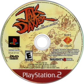 Jak and Daxter: The Precursor Legacy - Disc (North America) - 1280x1280