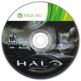 Halo: Combat Evolved Anniversary - Disc (North America) - 1440x1440