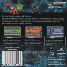 Alienators: Evolution Continues - Box - Back (Europe) - 800x800