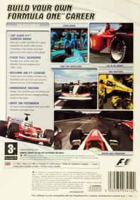 F1 Career Challenge - Box - Back (Europe) - 640x912
