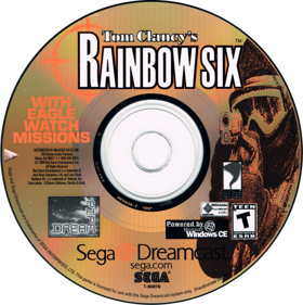 Tom Clancy's Rainbow Six - Disc (North America) - 693x695
