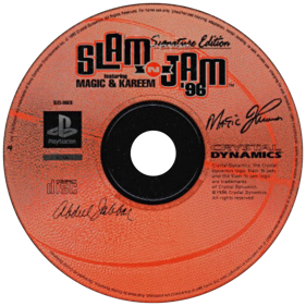 Slam 'n Jam '96 Featuring Magic & Kareem - Disc (Europe) - 600x600