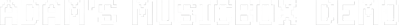 Adam's Musicbox Demo - Clear Logo (World) - 2874x180