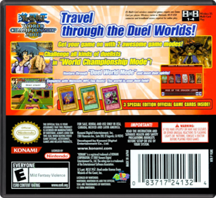 Yu-Gi-Oh! World Championship 2008 - Box - Back - Reconstructed (North America) - 774x708