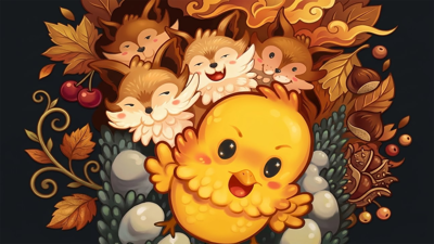 Crazy Chicky Junior - Fanart - Background (World) - 1920x1080