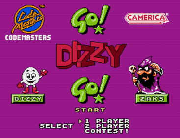 Go! Dizzy Go! - Screenshot - Game Title (North America) - 1753x1341