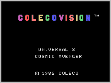 Cosmic Avenger - Screenshot - Game Title (World) - 256x192