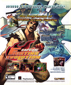 Capcom Fighting Evolution - Advertisement Flyer - Front (United States) - 1904x2290