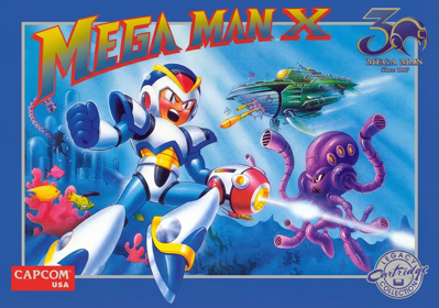 Mega Man X - Box - Front (North America) - 2462x1728