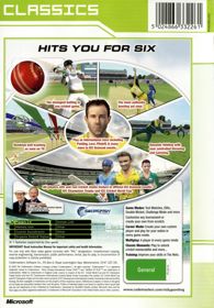 Brian Lara International Cricket 2005 - Box - Back (Australia) - 557x800