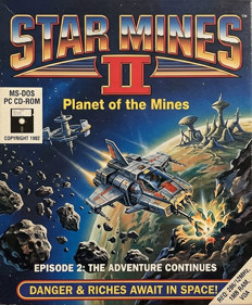 StarMines II: Planet of the Mines - Fanart - Box - Front (World) - 602x728