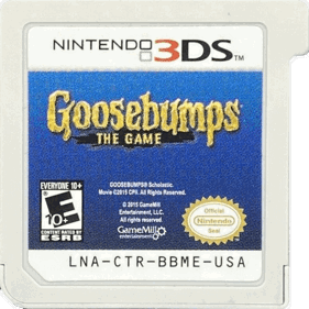 Goosebumps: The Game - Cart - Front (North America) - 791x790