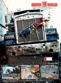 18 Wheeler: American Pro Trucker - Advertisement Flyer - Front (North America) - 1619x2200