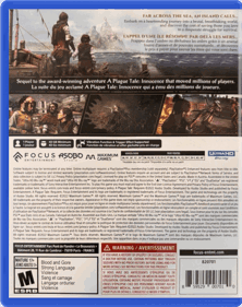 A Plague Tale: Requiem - Box - Back - Reconstructed (North America) - 1000x1264