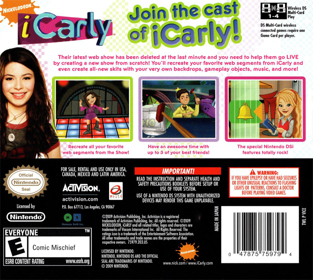 iCarly - Box - Back (North America) - 640x573