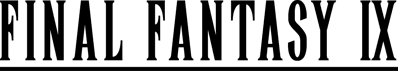 Final Fantasy IX - Clear Logo (World) - 2094x374