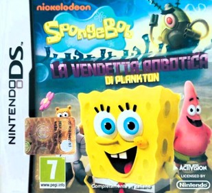 SpongeBob SquarePants: Plankton's Robotic Revenge - Box - Front (Italy) - 937x852