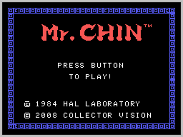 Mr. Chin - Screenshot - Game Title (World) - 256x192