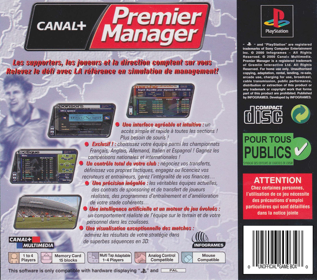 Premier Manager 2000 - Box - Back (France) - 1622x1435