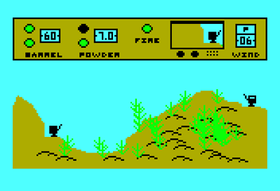Artillery Duel - Screenshot - Gameplay (North America) - 352x240