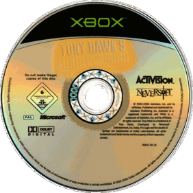 Tony Hawk's Underground - Disc (Germany) - 2874x2863
