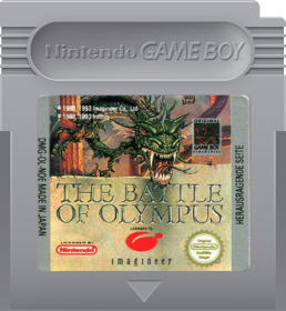 The Battle of Olympus - Fanart - Cart - Front (North America) - 393x427