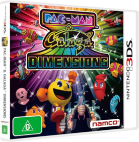 Pac-Man & Galaga Dimensions - Box - 3D (Australia) - 841x856