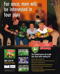 Super Football Champ - Advertisement Flyer - Front (United Kingdom) - 1799x2196