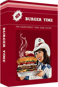 BurgerTime - Box - 3D (Asia) - 439x659