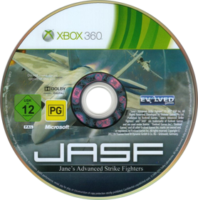 JASF: Jane's Advanced Strike Fighters - Disc (Europe) - 770x777