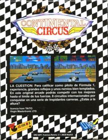 Continental Circus - Box - Back (Spain) - 829x1080