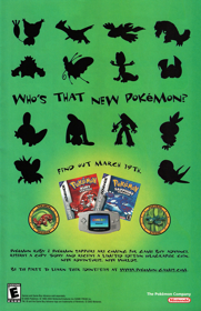 Pokémon Sapphire Version - Advertisement Flyer - Front (North America) - 916x1418