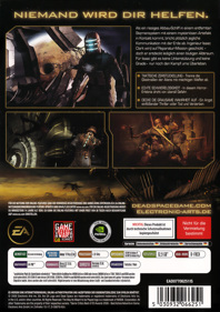 Dead Space (2008) - Box - Back (Germany) - 800x1134