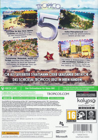 Tropico 5 - Box - Back (Germany) - 907x1288