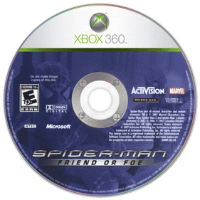 Spider-Man: Friend or Foe - Disc (North America) - 1440x1440