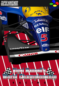 Nigel Mansell's World Championship Racing - Fanart - Box - Front (North America) - 490x710