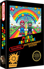 Mario Adventure - Box - 3D (World) - 871x1361