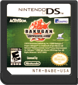 Bakugan: Defenders of the Core - Cart - Front (North America) - 517x564